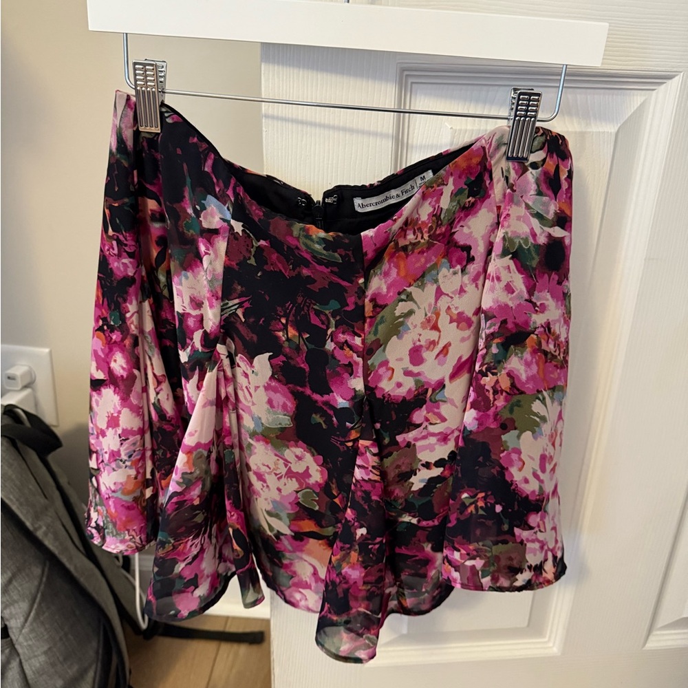 Abercrombie Floral Mini Skort